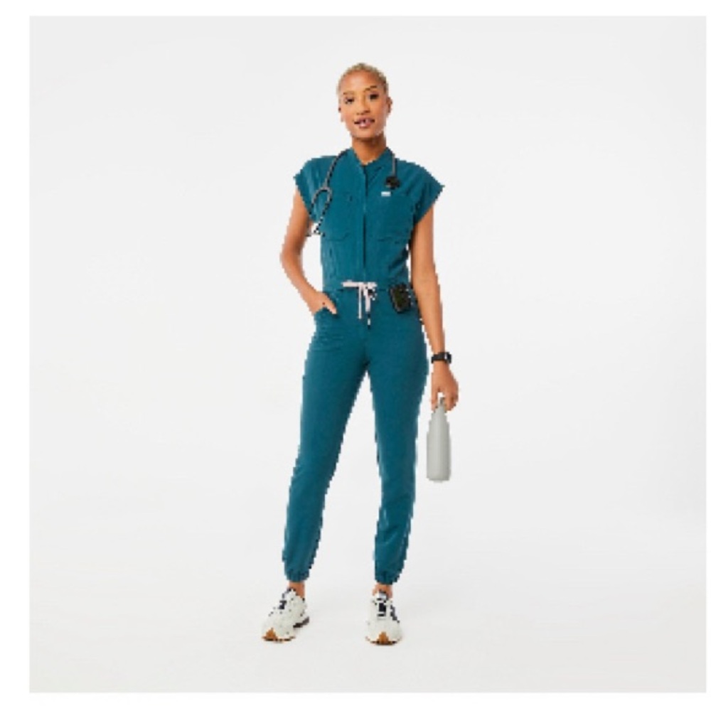 Figs Cargo Scrub Jumpsuit